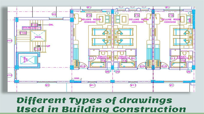 Common types of drawings found in building construction