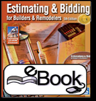 eBooks on Estimating & Bidding for Builders & Remodelers-5th Edition eBook
