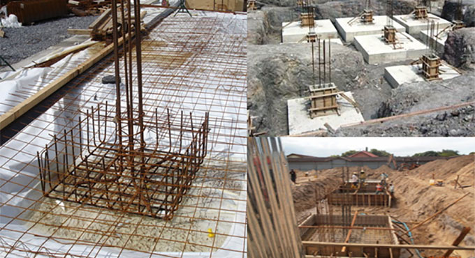 Isolated Footing Concrete Reinforcement And Detailing Cantilever Footings