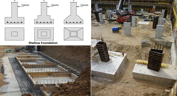 Foundation shallow Foundation in
