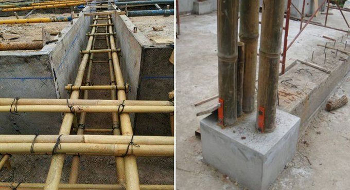 The Bamboo Reinforced Concrete Construction