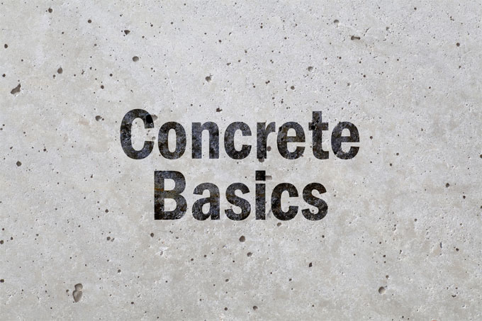 Basics of Concrete