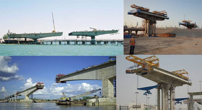 What is balanced cantilever method in constructing bridges