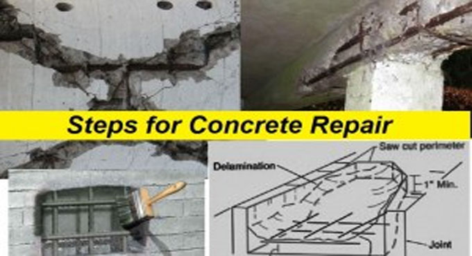 Repairing Concrete Damages in Reinforced Structures