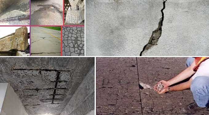 Visual Inspection Report for Concrete Distress in Construction