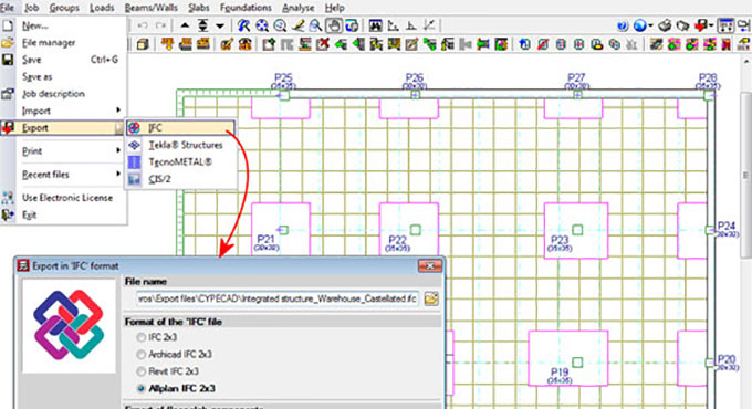 CYPECAD for making calculation of piles