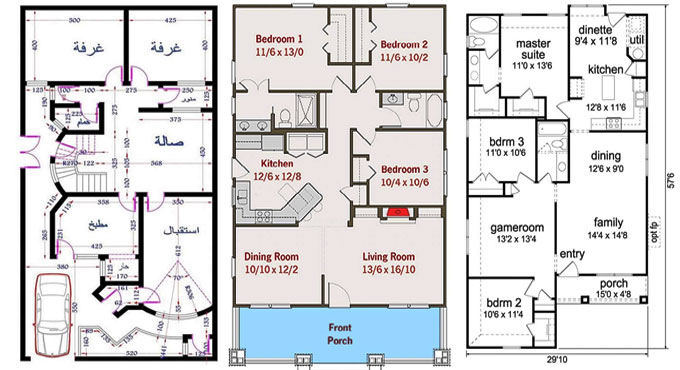 Top Amazing House Plans For Different Size Areas