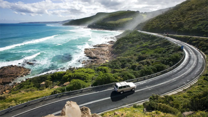 Great ocean road in Australia
