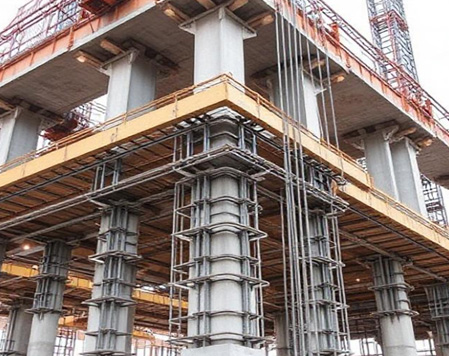 Lapping zone in the column