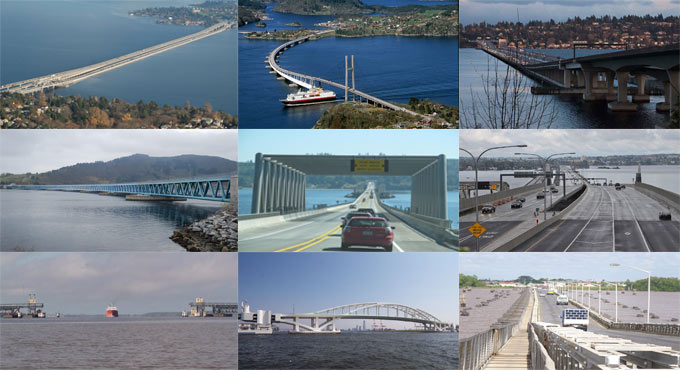 The top ten lengthiest Floating Bridges in the World and their construction details