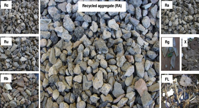 Usefulness of recycled concrete aggregates