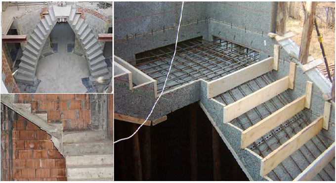 Type of Formwork for Concrete Stairs