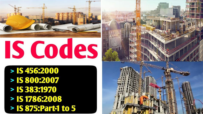 Some important IS codes for building and structural design
