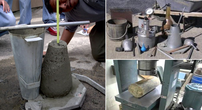 Some vital tests of concrete