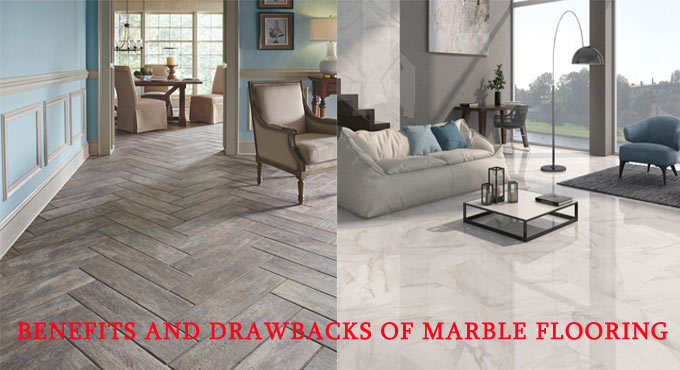 Benefits and drawbacks of marble flooring